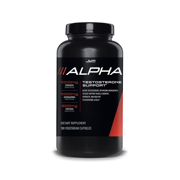 Jym Alpha - Supplement For Testosterone Support, 180 v-capsules