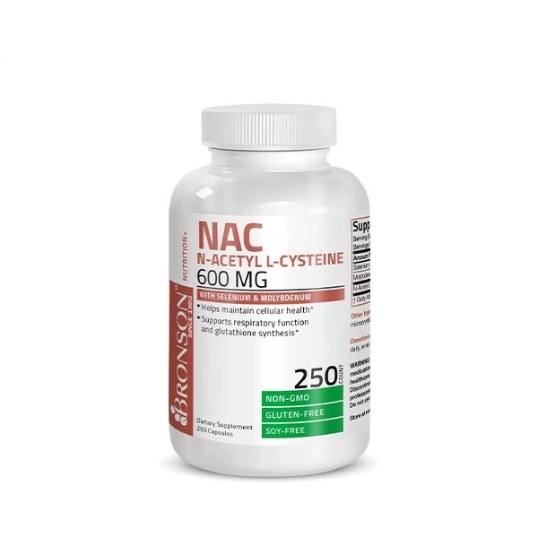 Bronson NAC 600mg, 250 Capsules