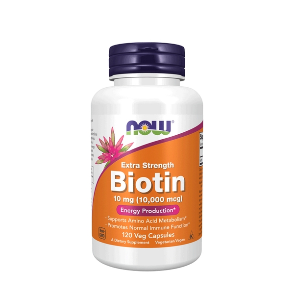 Viên uống hỗ trợ mọc tóc NOW Biotin