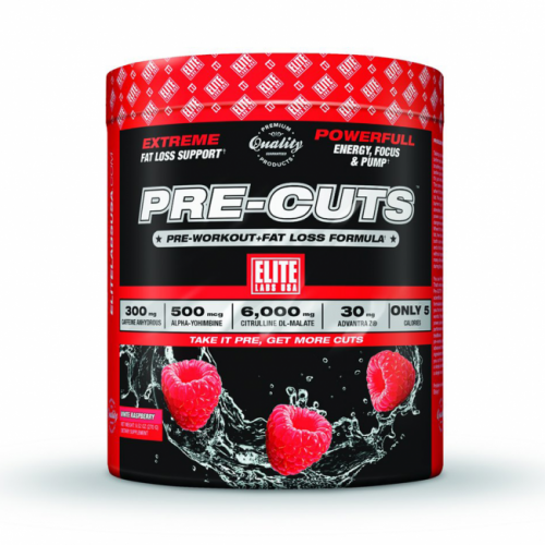 Elite Labs USA PRE-CUTS | Pre-workout & Fat Loss Fomula, 30 Servings