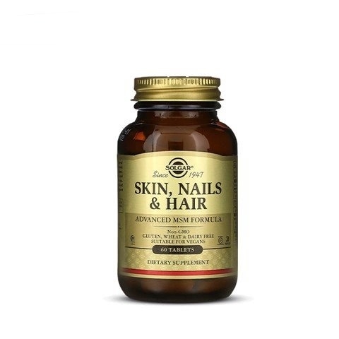 Solgar Skin Nails & Hair Advanced MSM Formula, 60 Tablets