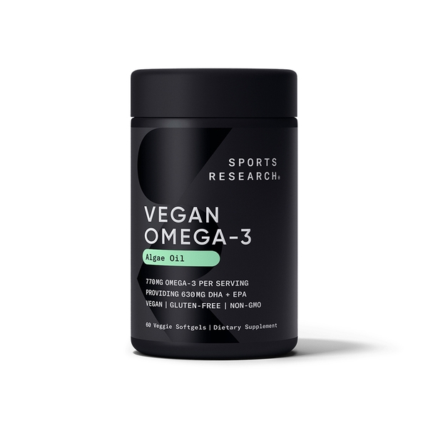 Dầu tảo Sports Research Vegan Omega-3, 60 Veggie Softgels