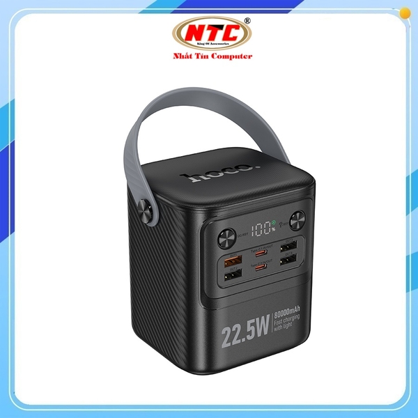 Pin dự phòng Hoco J152 80000mAh 2 cổng TypeC PD & 4 cổng USB-A max