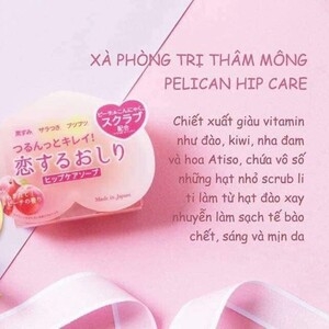 Xà Phòng Trị Thâm Mông Nhật Pelican Hip Care Soap 80g