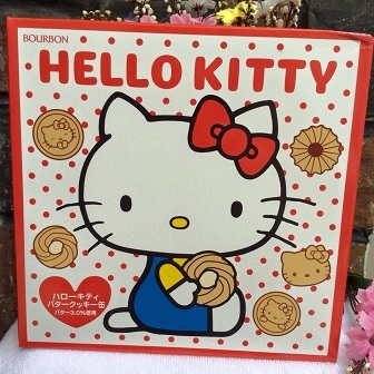 Bánh quy Bourbon Hello Kitty (bơ sữa) 345g của Nhật