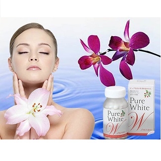 Viên uống trắng da shiseido pure white