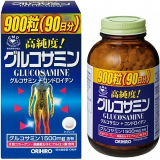 Thuốc khớp Glucosamin Orihiro 1500mg 900v Nhật Bản