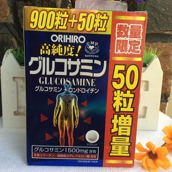 Thuốc khớp Glucosamin Orihiro 1500mg 950v Nhật Bản