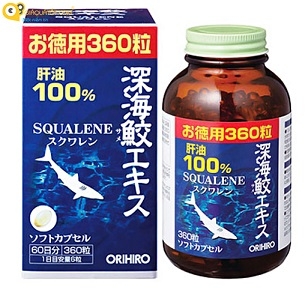 Sụn vi cá mập Squalene Orihiro 360 viên