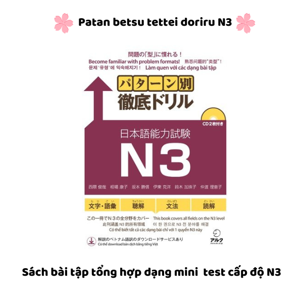 Patan betsu tettei doriru N3 (Tặng file nghe)