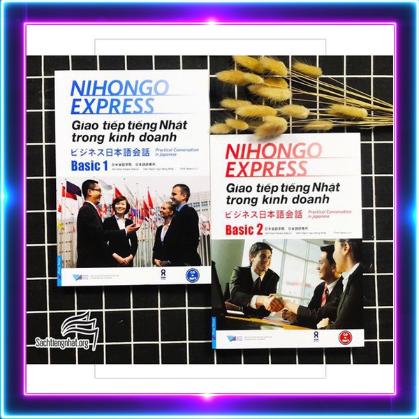 [FREESHIP] Combo Giao tiếp tiếng Nhật trong kinh doanh Nihongo Express Bijinesu Nihongo Kaiwa