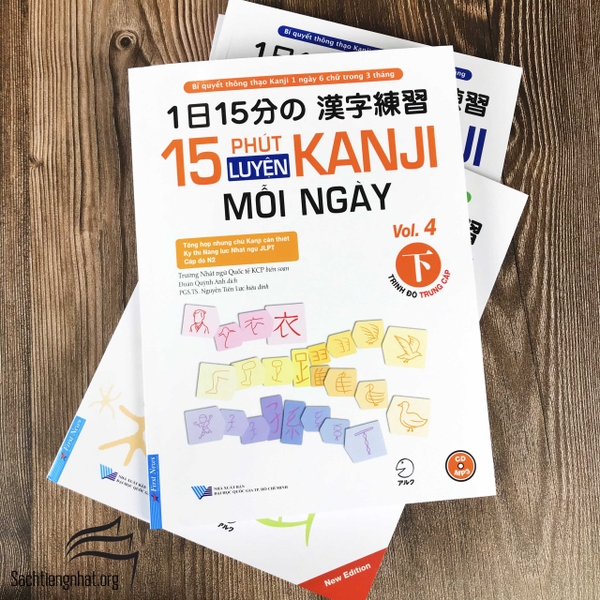 15 Phút Luyện Kanji Mỗi Ngày - Vol 4