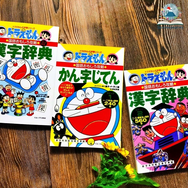 FREESHIP Trọn bộ 3 vol 1-2-3 Doraemon Kanji bản mới