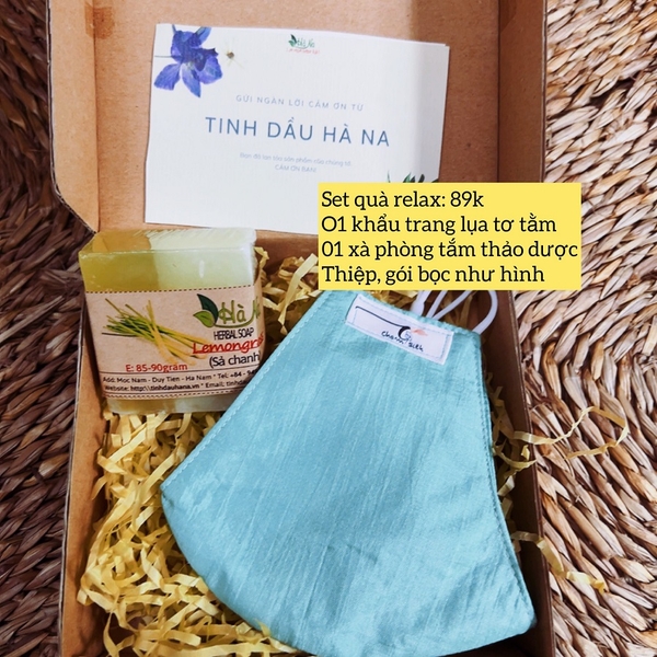 Set quà thơm - Tinh Dầu Hà Na