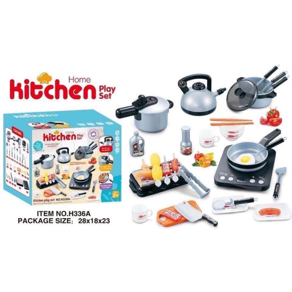 BỘ ĐỒ CHƠI NẤU ĂN MINI 36 CHI TIẾT CHO BÉ THỎA SỨC SÁNG TẠO