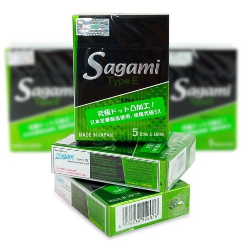 Bao cao su gai Sagami Type E, bao cao su sagami chính hãng