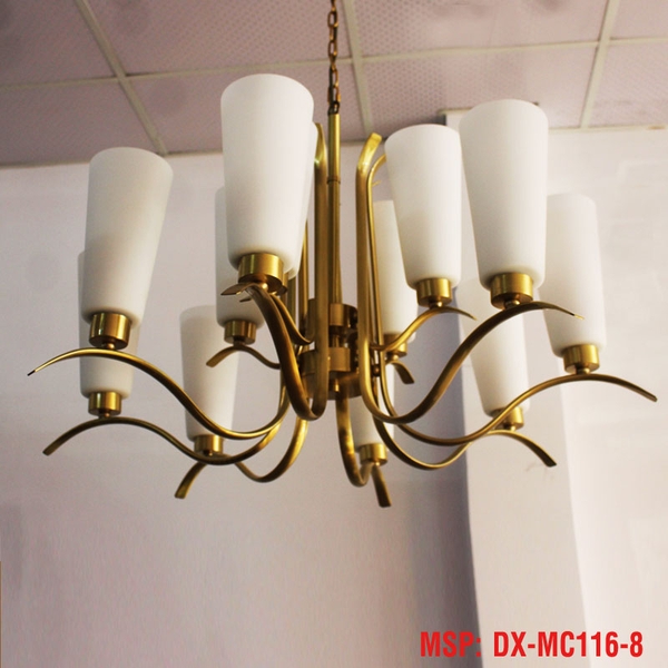 ĐÈN CHÙM ĐỒNG DX-MC116-8+4