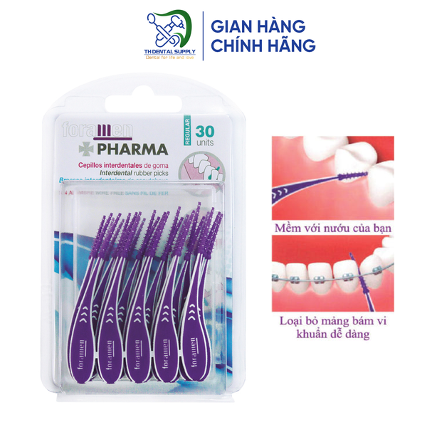 Bàn chải kẽ răng Foramen Soft picks (30 cái/vĩ)