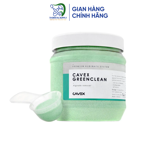 Bột làm sạch khay lấy dấu, bay trộn xi măng Cavex GreenClean