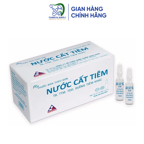 Nước cất ống thuỷ tinh 5ml
