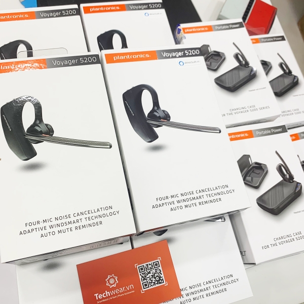 Tai nghe Poly (Plantronics) Voyager 5200 kèm hộp sạc giảm 30