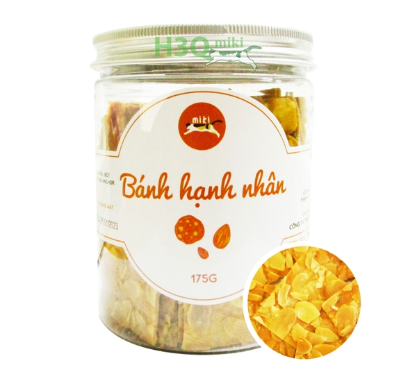 Bánh ngói hạnh nhân H3Q Miki hộp 175g