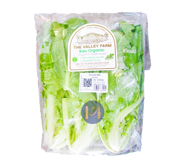 Cải dún hữu cơ The Valley Farm (Lạng Sơn) mớ 250g