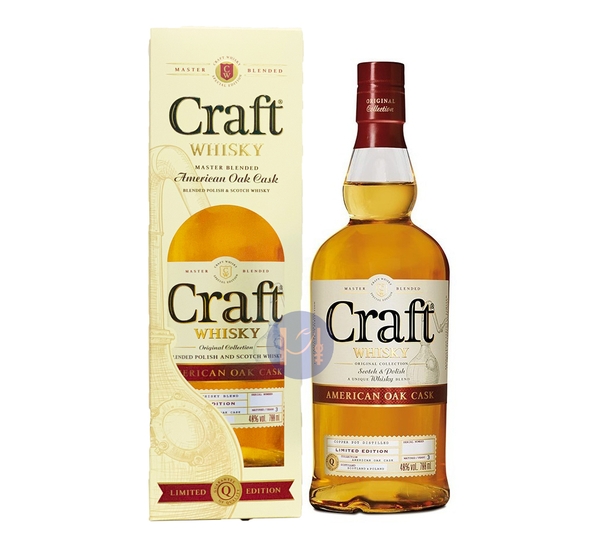 Whisky Craft 3 Năm Tuổi (Thùng Gỗ Sồi Mỹ) 700ml 40% (Kèm Hộp)