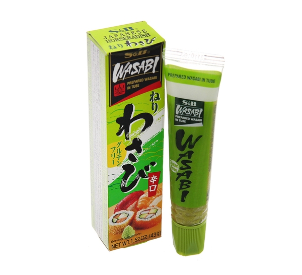 Mù tạt Wasabi S&B Nhật Bản tuýp 43g