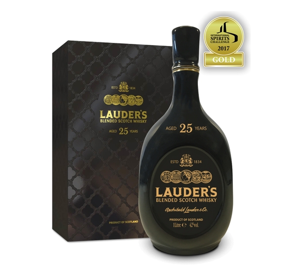 Whisky Lauder's 25 Năm Tuổi Scotland 700ml 42% (kèm hộp)
