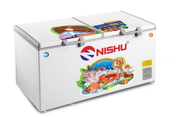 Tủ đông Nishu NTD-488-New 2 ngăn (đông+ mát ) 400l