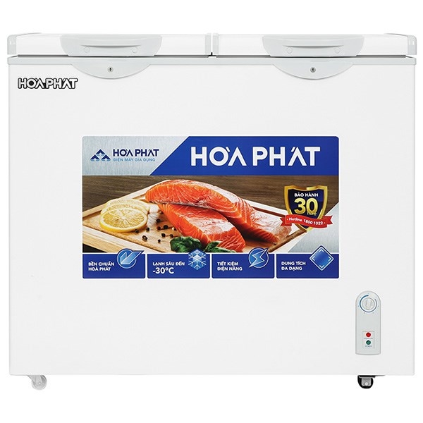 Tủ đông Hòa Phát 2 ngăn 2 cánh HPF BD6205 500L Dàn đồng