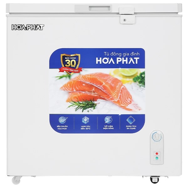 Tủ đông Hòa Phát 336 lít 1 ngăn 1 cánh mở 1 chế độ đông