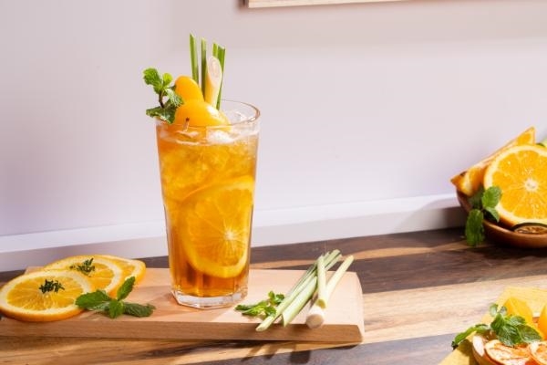 công thức pha trà đào cam sả