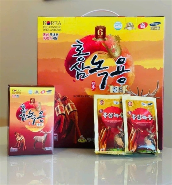 Nước Hồng Sâm Nhung Hươu GyeongBuk – 70ml x 30 gói