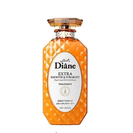 Dầu Xả Vào Nếp Thẳng Mượt Moist Diane Extra Smooth & Straight 450ml