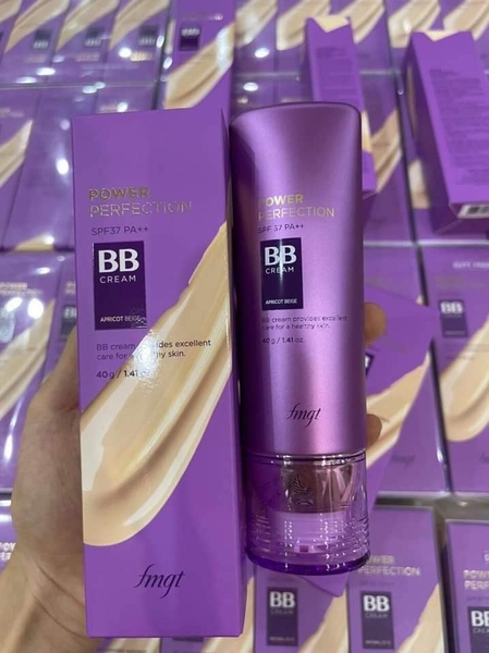 Kem Nền Đa Năng BB Cream Power Perfection SPF37 PA++ V201 40g - The Face Shop Hàn Quốc (Tím)