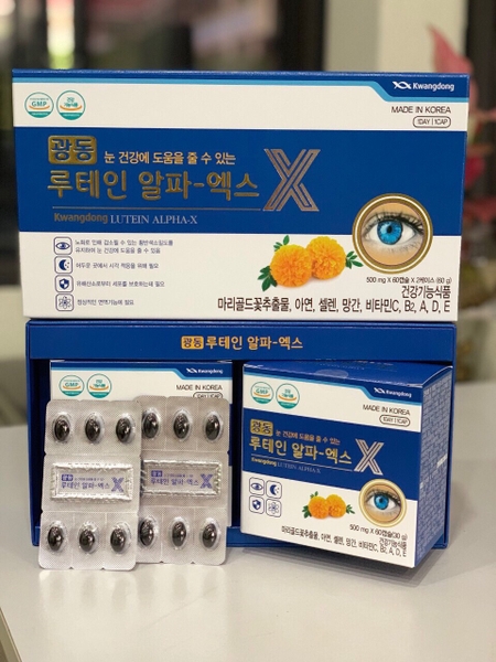 Bổ mắt mẫu mới KWANG DONG Lutein Alpha - X