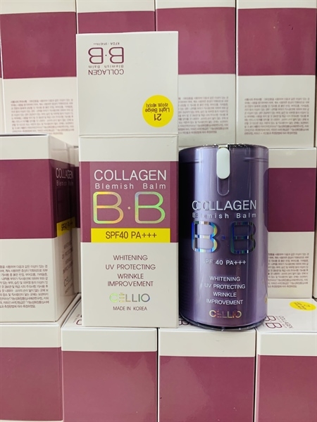 Kem Nền BB Collagen Blemish Balm Cellio SPF40 PA+++ 40ml