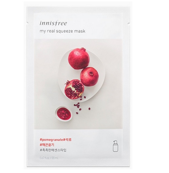 Mặt Nạ giấy Lựu Innisfree My Real Squeeze Mask