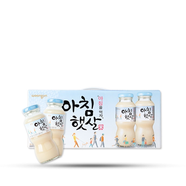 Nước Gạo Rang Woongjin Hàn Quốc (180ml/chai x 12)