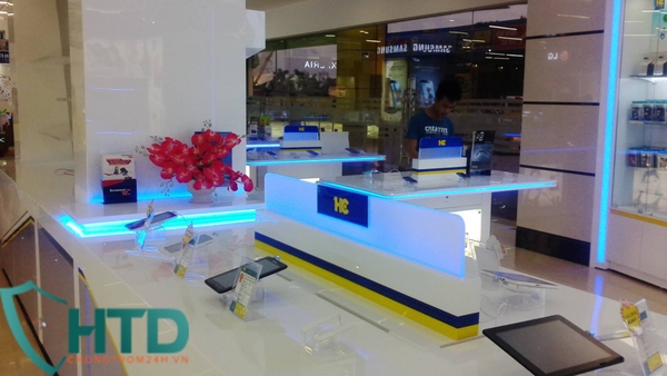 Thiết bị chống trộm hàng trưng bày tại HC