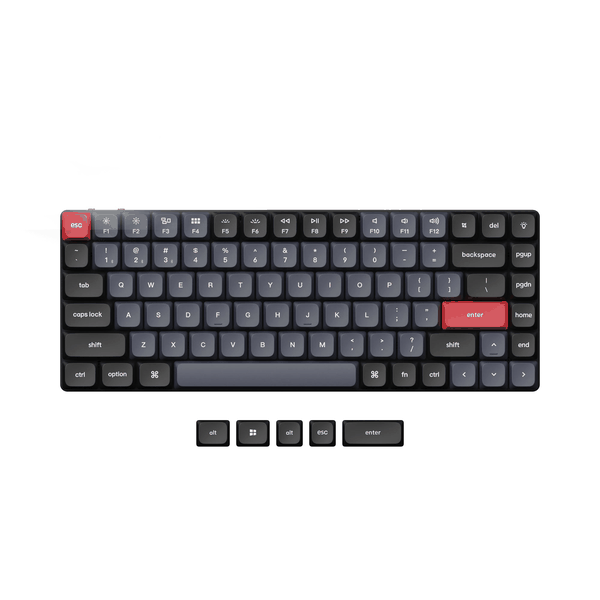 Bàn phím cơ Bluetooth Keychron K3 Pro Viền Nhôm RGB Hot Swap Brown Switch K3P-H3 (Keycap Xanh)