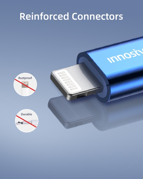 CÁP INNOSTYLE POWERFLEX USB-C TO LIGHTNING MFI 1.5M 20/30/60W ICL150AL