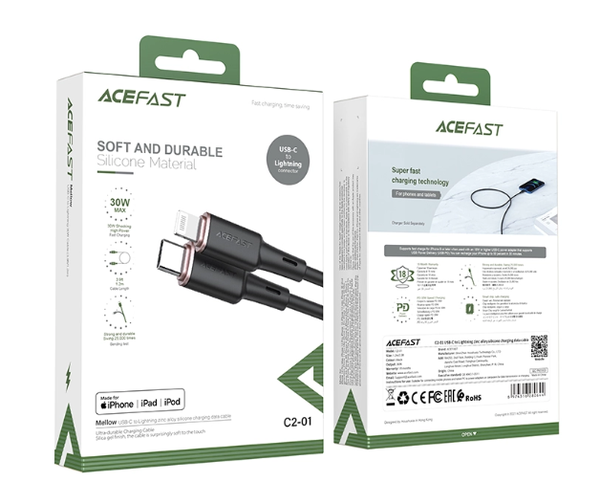 Cáp ACEFAST USB-C to Lightning MFI (1.2m) - C2-01