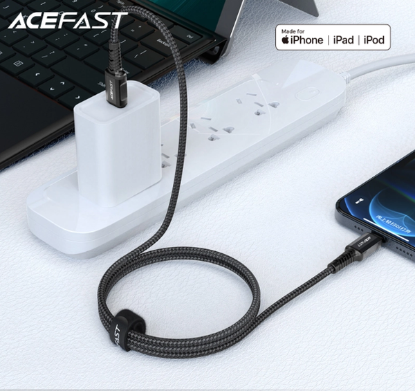 Cáp ACEFAST Type C to Lightning (1.2m) - C1-01