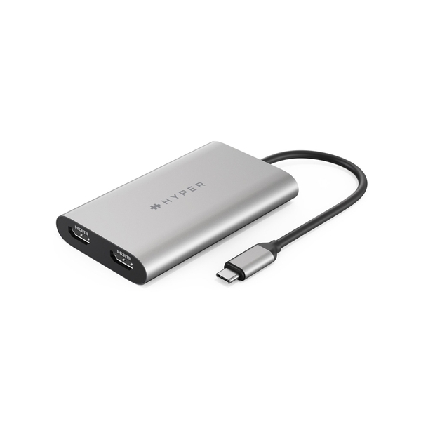 CỔNG CHUYỂN HYPERDRIVE DUAL 4K HDMI (2 MÀN HÌNH) USB-C HUB FOR MACBOOK M1 HDM1