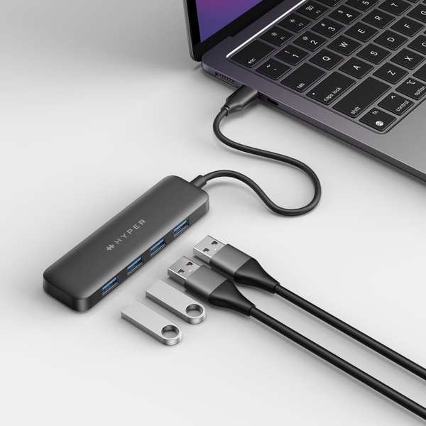 Cổng Chuyển HyperDrive Next 4-IN-1 Port USB-A - HD5002GL