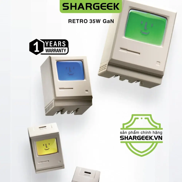 Củ sạc Shargeek Retro 35W