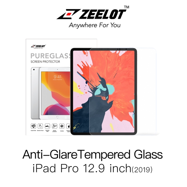 Miếng dán cường lực ZEELOT Kính Chống Vân Tay (Anti-Glare) 2.5D cho iPad All Model